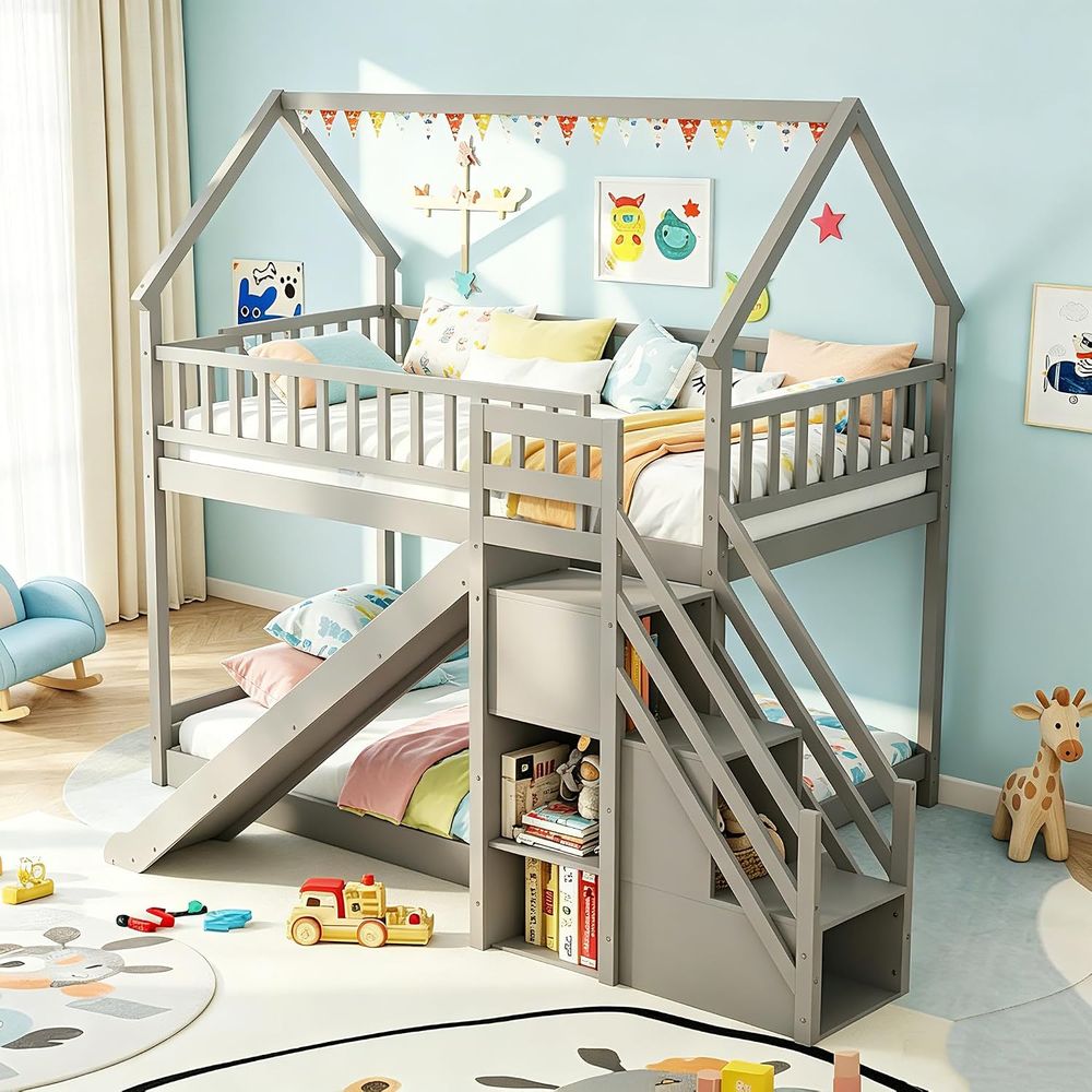 Letto a Castello Singolo con S - Bunk Bed With Stairs And Slide recensione e prezzo