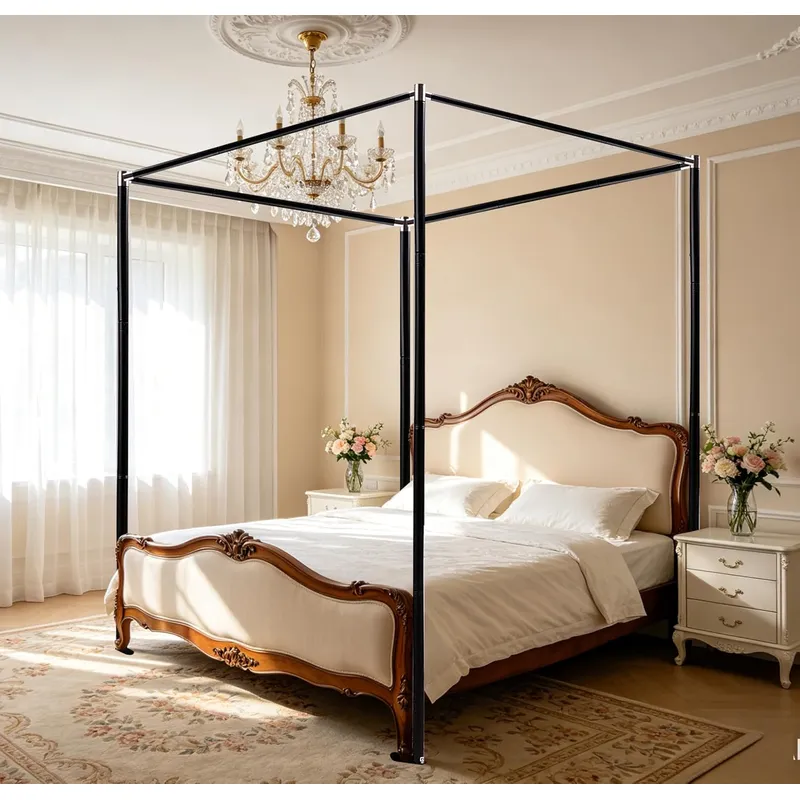 Telaio per letto a baldacchino - Canopy Bed Frame Metal Queen recensione e prezzo