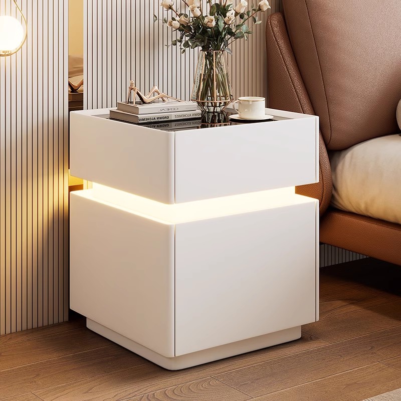 Comodino intelligente con sens - Solid Wood Nightstand 2 Drawers recensione e prezzo