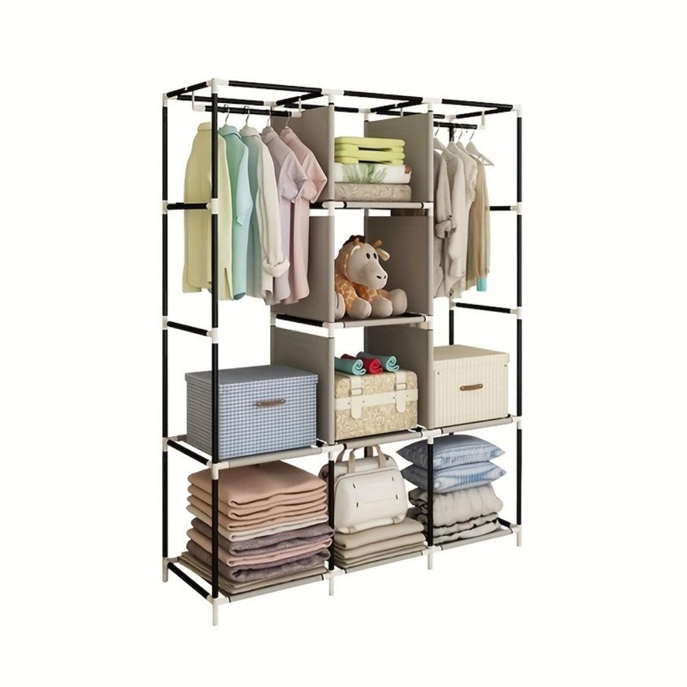 Armadio Portatile da 64 Pollic - Wardrobe Closet Portable Fabric Cover recensione e prezzo