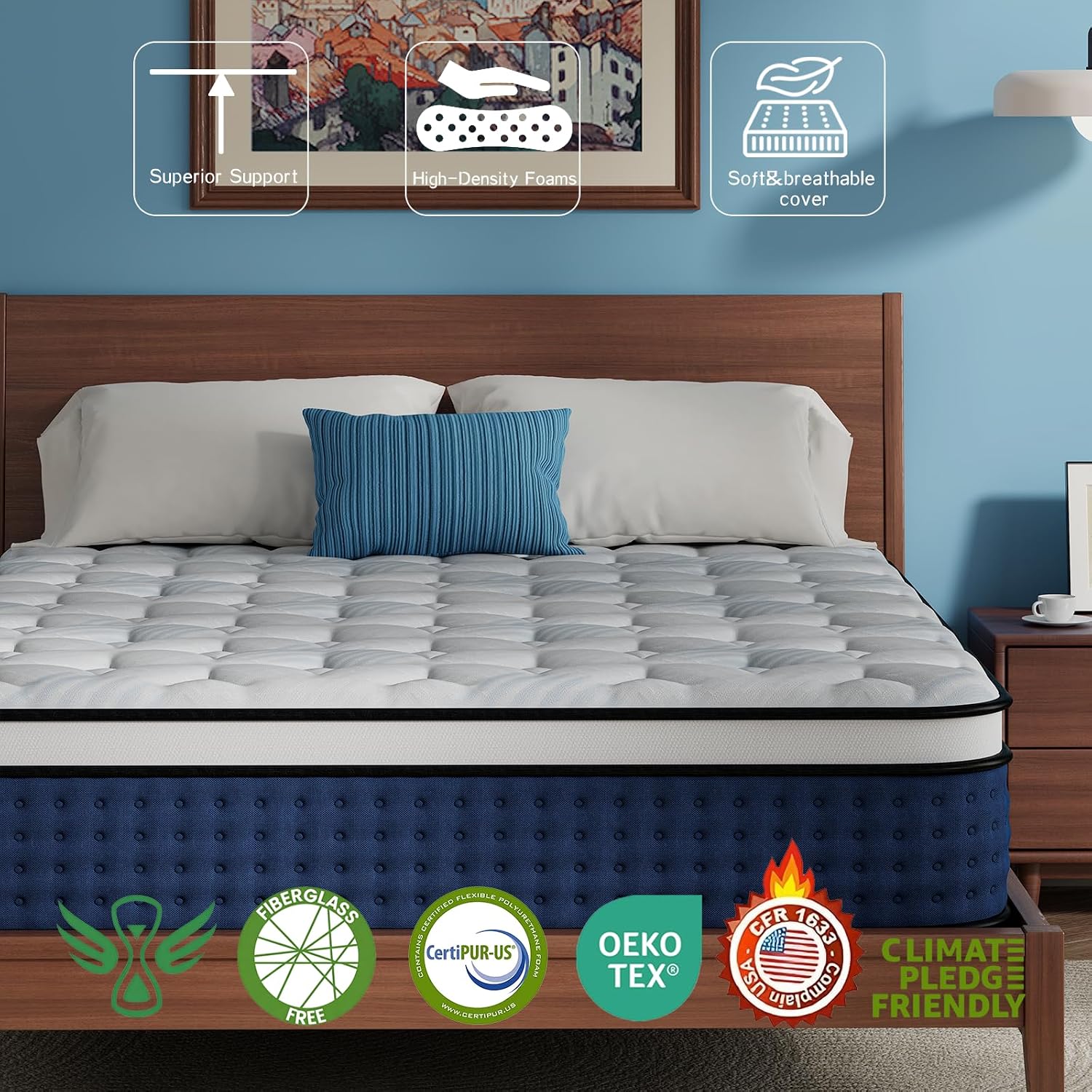 Materasso Ibrido Queen Size in - Memory Foam Mattress In A Box Queen recensione e prezzo